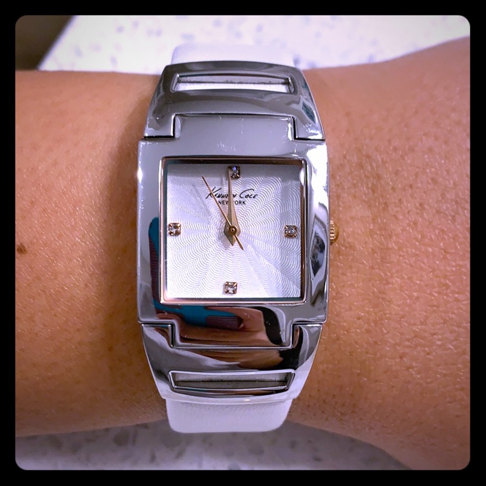 Kenneth Cole and rose gold accent watch